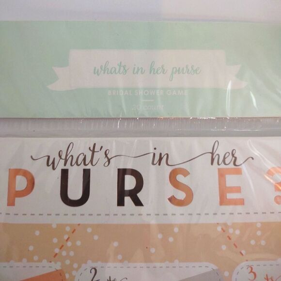 What's In Her Purse Bridal Shower Game 20 count - Picture 2 of 8